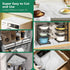 Shelf Drawer Liner for Kitchen Cabinet, Non-Slip Waterproof Oil-Proof Refrigerator Liners, Easy to Clean EVA Material,