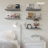RICHER HOUSE Mounted Shelves for Wall Decor, Modern Picture Ledge Shelf with Lip for Wall Storage Nursery, Bedroom