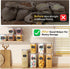 24 24 SNSLXH Airtight Food Storage Containers with Lids, pcs Plastic Pantry Organizers and Storage Canisters