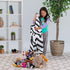 X-Large-48 Posh Creations Stuffable Kids Stuffed Animal Storage Bean Bag Chair Cover - Childrens Toy Organizer