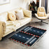 Castle Fairy Racing Car Track Rug - 3'x5' Cool Sports Car Road Decor Area Rug for Bedroom Playroom Living Room