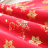 TAOSON Pack 2,Gold Cozy 18" 18" of Christmas Pillow Covers Velvet Soft Bronzing Snowflake Deer Printed Decorative