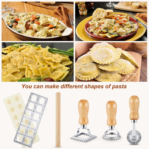5 Set 2 Inch 1 3 1 (12 Geetery Pcs Ravioli Mold Squares Ravioli Maker Cutter Include Raviolis Maker Press Pasta Cutter