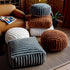20x20x8 Inches Unstuffed Pouf Ottoman Cover Soft Storage Extra Seat Farmhouse Comfortable Bohemian Poufs Accent