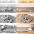 Double Sided Carpet Tape for Area Rugs, 2 Inch x 12 Yards Heavy Duty Rug Tape Gripper for Hardwood Floors