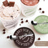 Set 2 1 Frozen Moncur Home Ice Cream Containers of Quart Homemade Ice Cream Storage with Silicone Lids, Reusable Non