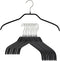 MAWA by Reston Lloyd Silhouette Series Non-Slip Coated Steel Clothes Hanger for Shirts and Dresses, Style 41/F, Set of