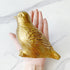 Golden Bird Statue, Animal Figurine Home Decor, Bird Sculpture for Home Office Desktop Bookshelf