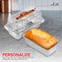 Stock Your Home Disposable Aluminum Loaf Pans with Lids, 30 Pack Foil Baking Tins