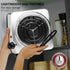 OVENTE Electric Countertop Single Burner, 1000W Cooktop with 6" Stainless Steel Coil Hot Plate, Silver