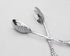 Arthur Court Designs Grape Pattern Heavy Duty Aluminum Serving Tongs, 10.5 inch Long, Polished Salad Servers