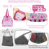Extra Large Mesh Beach Bag with Drawstring - Lightweight Foldable Sand Toy Bag for Beach Travel Essentials, Seashell