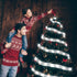 Vimorg 2.5Inch 66Ft 200 8 Christmas Decorations - x Led Christmas Tree Ribbon Lights with Lighting Modes, Battery