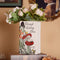 Ceramic Book Vase for Flowers, Home Decor - Cute Bookshelf Decor, Book