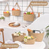 4 Hanging Storage Baskets, Over the Door Basket, Cotton Wall Baskets Storage, Hanging Door Basket with Hooks