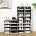 6-Tier Shoe Rack, Stackable Storage Organizer for Bedroom Entry, Adjustable Rack, Shoe Slots Shelf, Easy Tower Rack