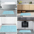 Set 2 Piece(20" 32" 17" 24"), Yeaban Baby Blue Bathroom Rugs x and x Chenille Bath Mats | Absorbent and Washable Bath