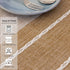 24 Inch Small Waterproof Cotton Linen Washable Tablecloth Farmhouse Wrinkle Free Round Burlap Table Cloths Coffee Heavy