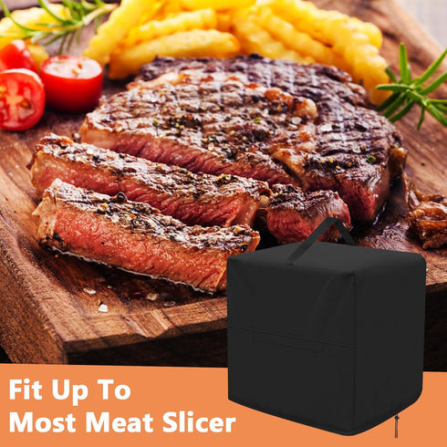 Meat Slicer Cover, Compatible with BESWOOD and VEVOR Meat Slicers, Fits 8"/10"/12" Machines for Home/Commercial -