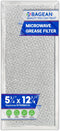 Microwave Filter Replacement, 5.78" x 12.91", Fits W10208631A Whirlpool, Aluminum Mesh Screen Grease Filter