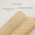 299 HEVEA Natural Rubber Big Bath Mat - Upcycled, Danish Design - Non Slip Bathtub Mat, Suction Cups - Safe