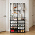5-Tier 8 UDEAR Coat and Shoe Rack, Entryway Coat Rack with Hooks, Double Row Shoes Organizer for Living Room, Bedroom
