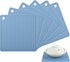 Trivets for Hot Dishes, 6 Pack Blue Silicone Pot Holders, Multi-Use Heat Resistant Hot Pads for Kitchen