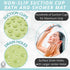 ENKOSI Large Non Slip Bath Mat - Extra Long 40 x 16 Inch Bathroom Mats for Tub, Anti Slip Green Bathmats