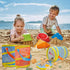 2Pcs (10.5L/2.77Gallon), Foldable Toy Storage Bag, Large Capacity Sea Shell Bags for Beach Portable Toy Storage Bag