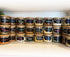 8 Pack 5 Oz Oui Yogurt Jar Lids - Oui Lids-Natural Bamboo Wood with Silicone Sealing Rings and Oui Yogurt Bottle Label