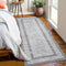 GarveeHome 2x6 Modern Bordered Runner Rug Soft Non Slip Washable Floor Carpet