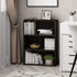 Furinno Pasir Open Shelf Bookcase, 3-Tier, Espresso