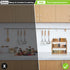 3 Counter Tier Bamboo Spice Rack, Seasoning Jars Rack Shelf Spice Organizer for Kitchen or Wall Mounting