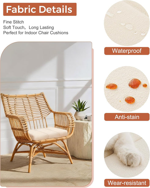 Set 2, (18 18 1.8 inch) Chair Cushions of Dinning Chair Cushions, Kitchen Chair Cushion, Chair Pads for Dining Chairs