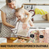Set (4L,135.2 Oz), 4PCS 20 PRAKI Cereal Containers Storage Airtight Food Storage Containers with Pour Spout for Kitchen