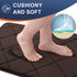 OLANLY Memory Foam Bath Mat 36x24, Ultra Soft Absorbent Bathroom Rug, Machine Washable for Floor