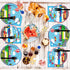 96 Set 24 gisgfim Pcs Transportation Plates and Napkins Party Supplies Car Tableware Bus Train Plane Ship Traffic Light