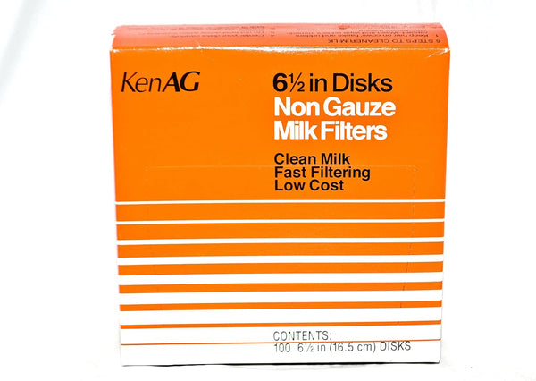 6-1/2" Milk Filter Disks Non-Gauze 100pk, D110 (1)