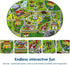 59 39 inches Booooom Jackson Kids Car Mat Train Rug Play Mat, x