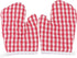 2Pcs Oven Mitts for Play Kitchen,Microwave Oven Gloves Toddler Oven Mitts Kitchen