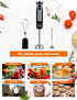 COMMERCIAL CHEF Immersion Blender, Multi-Purpose Hand Blender with Stainless Steel Blade, Handheld Mixer with 8 Speed