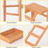 3-4 (34.5" 27.5" 31.5" Chicken Activity Play Perches for Poultry Run, Swing Stand, Wood Chicken Toy for Birds, Wooden