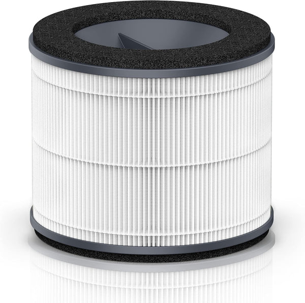 AP-T10-WT AP-T10FL Replacement Filter Compatible with Homedics Air Purifier AP-T10-BK AP-T10-WT, 1-Pack with HEPA-Type