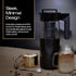 Takeya 2 Quart Glass Cold Brew Coffee Maker for Iced Coffee, Airtight Pitcher, Premium Quality, Black Lid and Handle