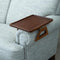 Shamrock Home Bamboo Trayble Couch Arm Table, Clip On Tray Sofa Table