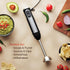 Powerful 500 Watt Immersion Blender, Electric Hand Blender with Turbo Mode, Detachable Base for Smoothies and Puree