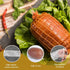 5m Meat Netting Roll, Size 18 Elastic Turkey Ham Ham Press Mold for Deli Meats Cooking Wrapping Mesh Poultry Ham Netting Smoked Meat Butcher Twine Net Roll Wrapping Net (5m)