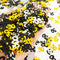 30 Confetti Birthday Party Supplies, 30th Anniversary Glitter Metallic Foil Table Scatter (Golden Black Silver)