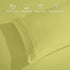 1500 4-Piece Set, Elegant Comfort Luxurious Premium Hotel Quality Microfiber Three Line Embroidered Softest Bed Sheet