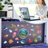 24 Pcs Cruise Door Decorations, Magnetic Ocean Sea Animals Stickers for Refrigerator and Party